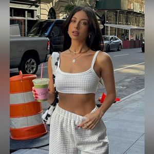 Princess Polly Arabella Set White. New without tags never worn!